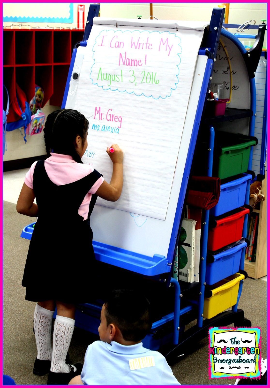 First Day Name Writing The Kindergarten Smorgasboard