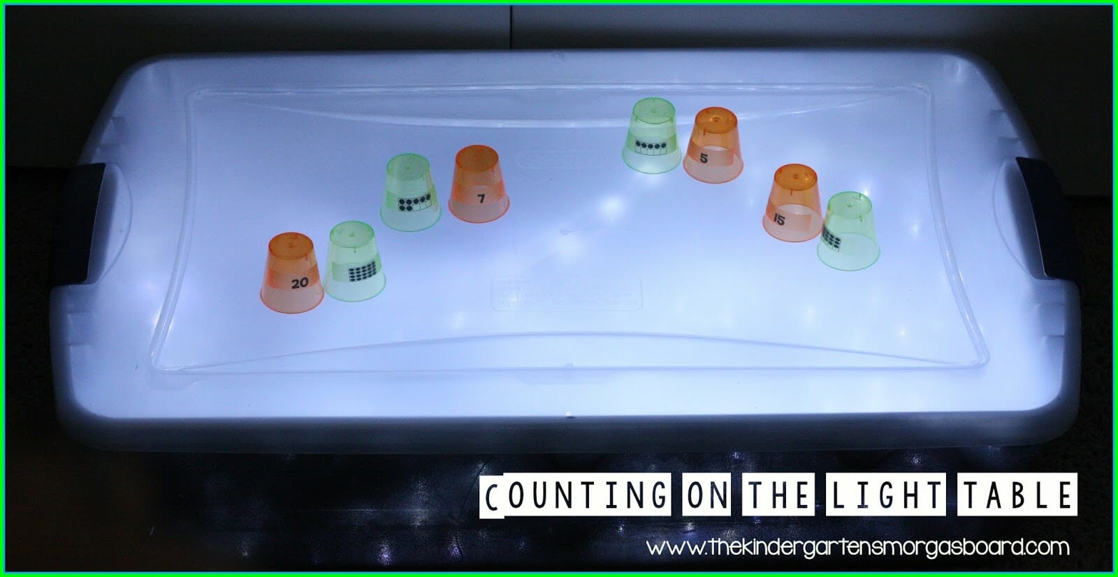 Light Box Ten Frames The Kindergarten