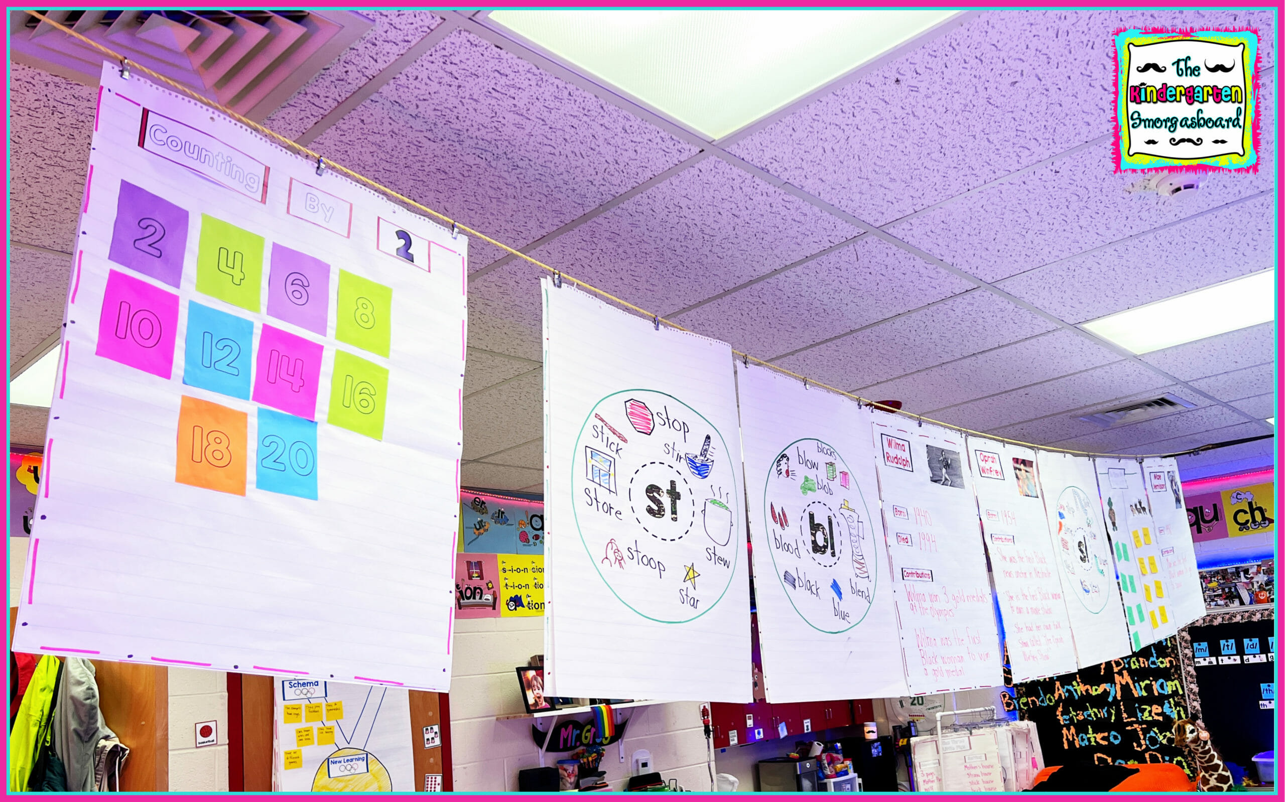 anchor chart storage ideas The Kindergarten