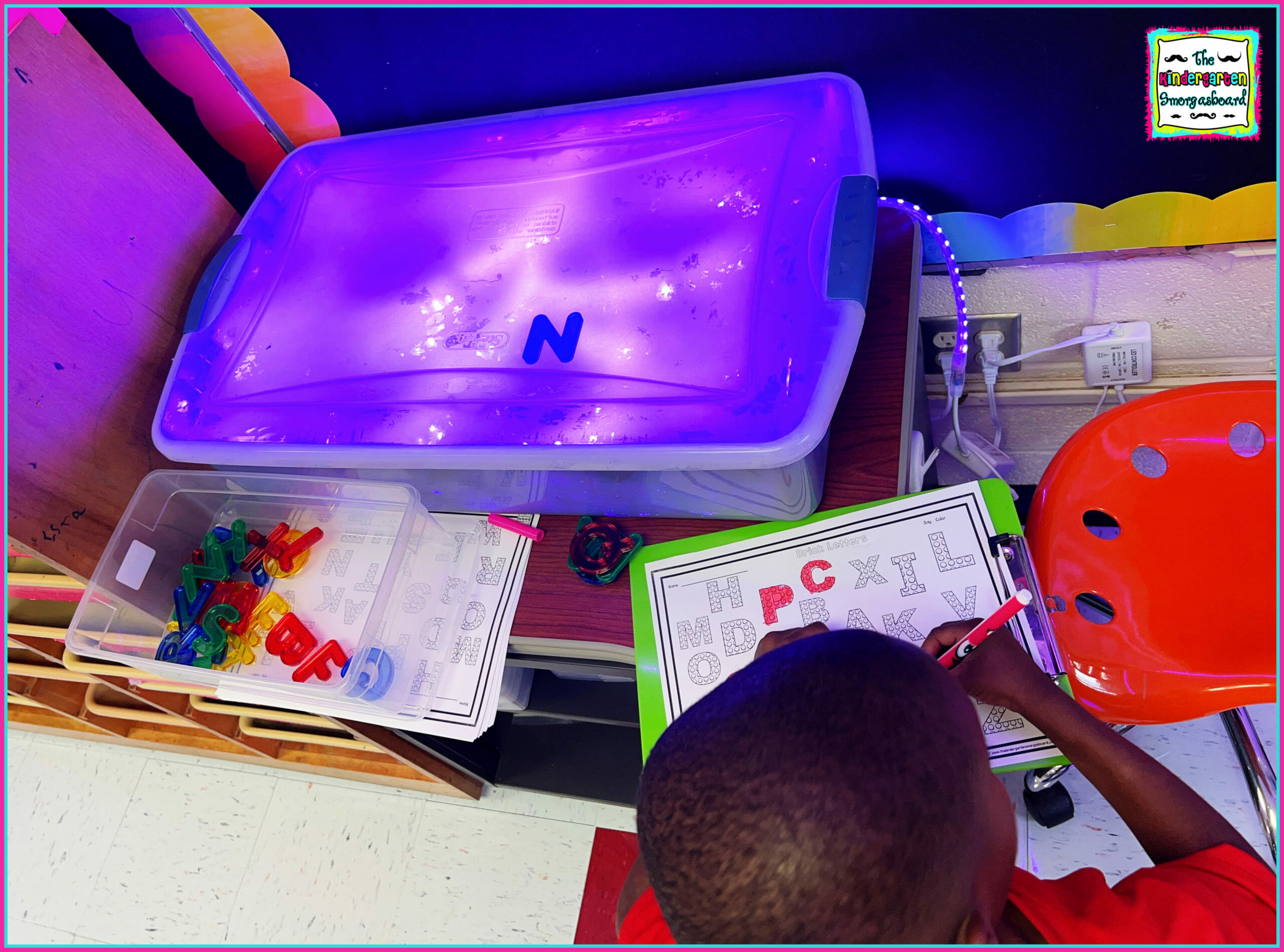 classroom light box The Kindergarten