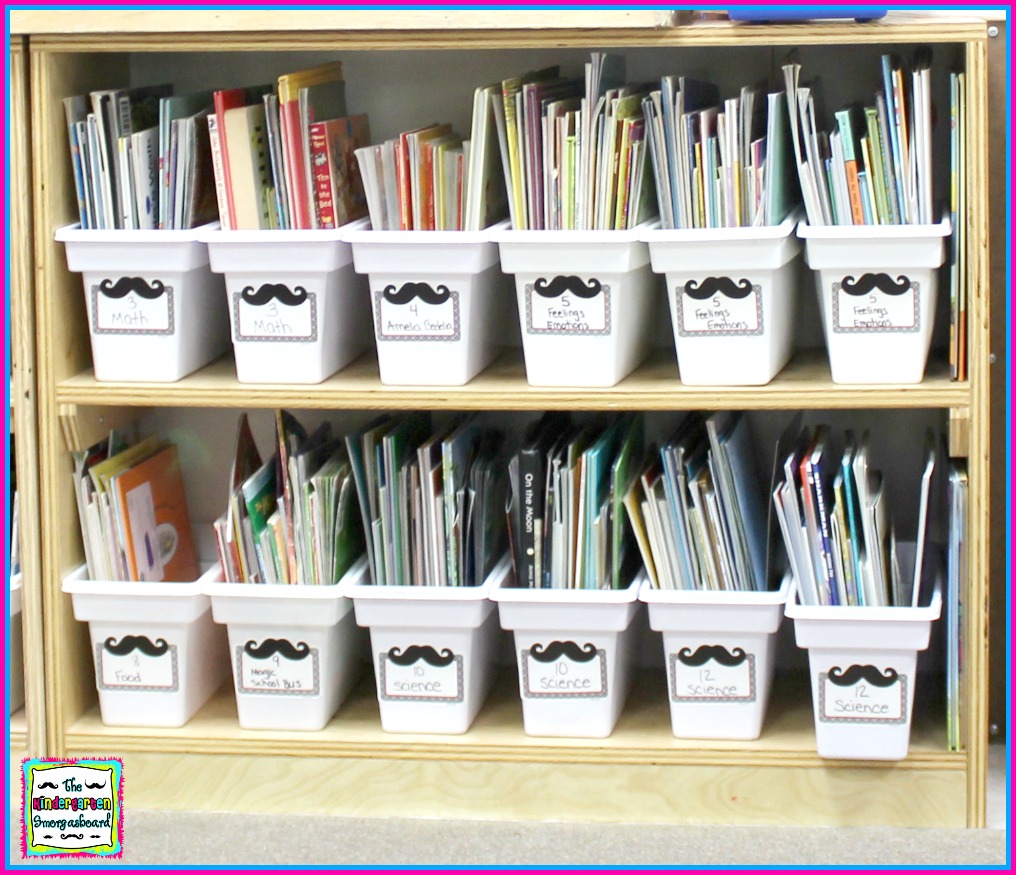 Classroom Storage Organization  Organizing Classroom Books