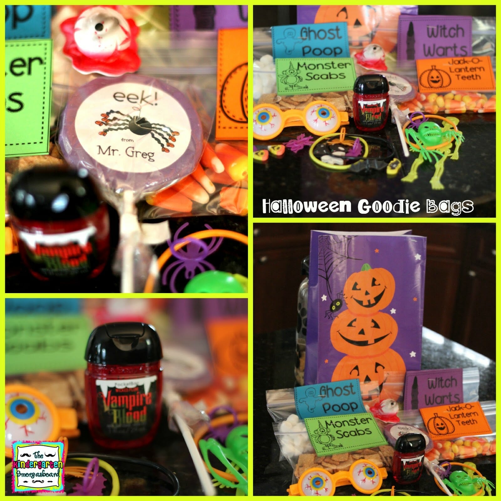 A Kindergarten Smorgasboard Halloween Goodie Bag Idea! | The