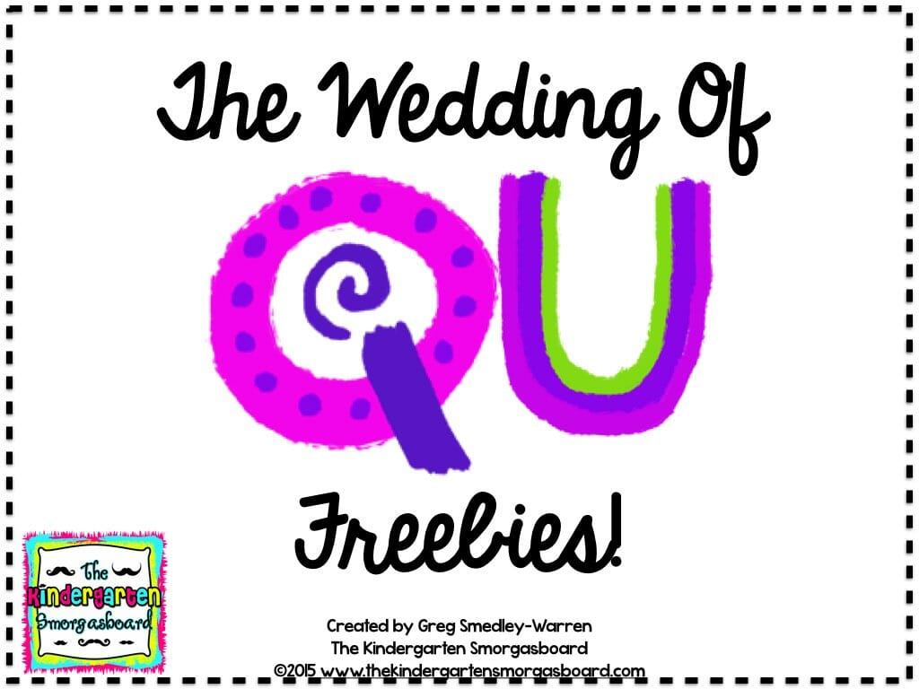 A Q And U Wedding The Kindergarten