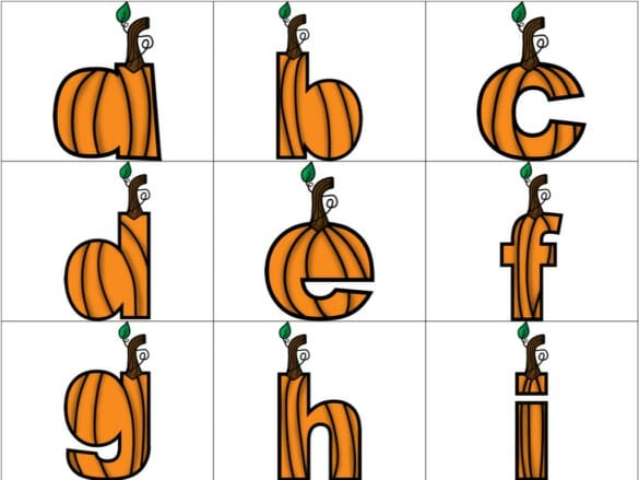 Pumpkin Letters The Kindergarten Smorgasboard Pumpkin Letters The Kindergarten Smorgasboard