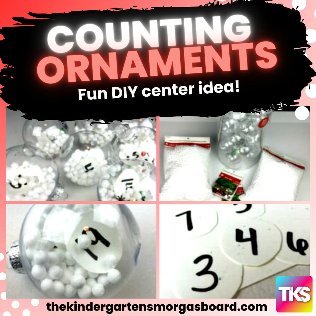 Counting Ornaments! | The Kindergarten Smorgasboard