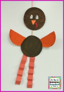 hanging turkey art project