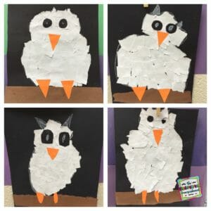 snowy owl art project