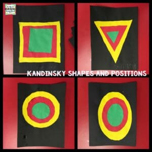 shapes and position art
