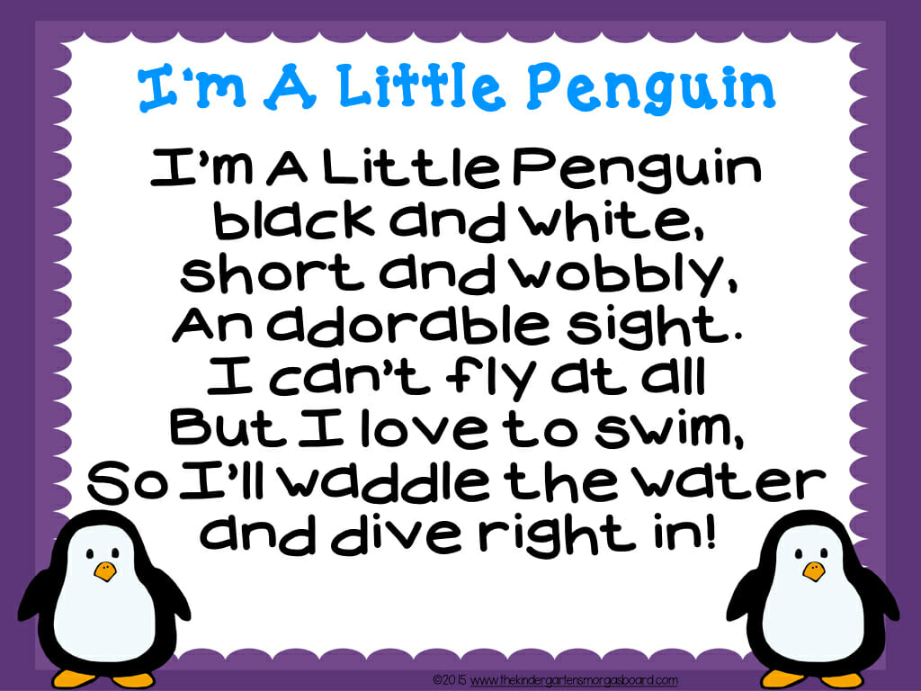 i’m a little penguin.001 – The Kindergarten Smorgasboard