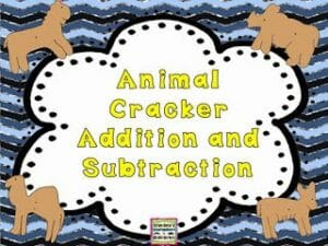 animal cracker subtraction