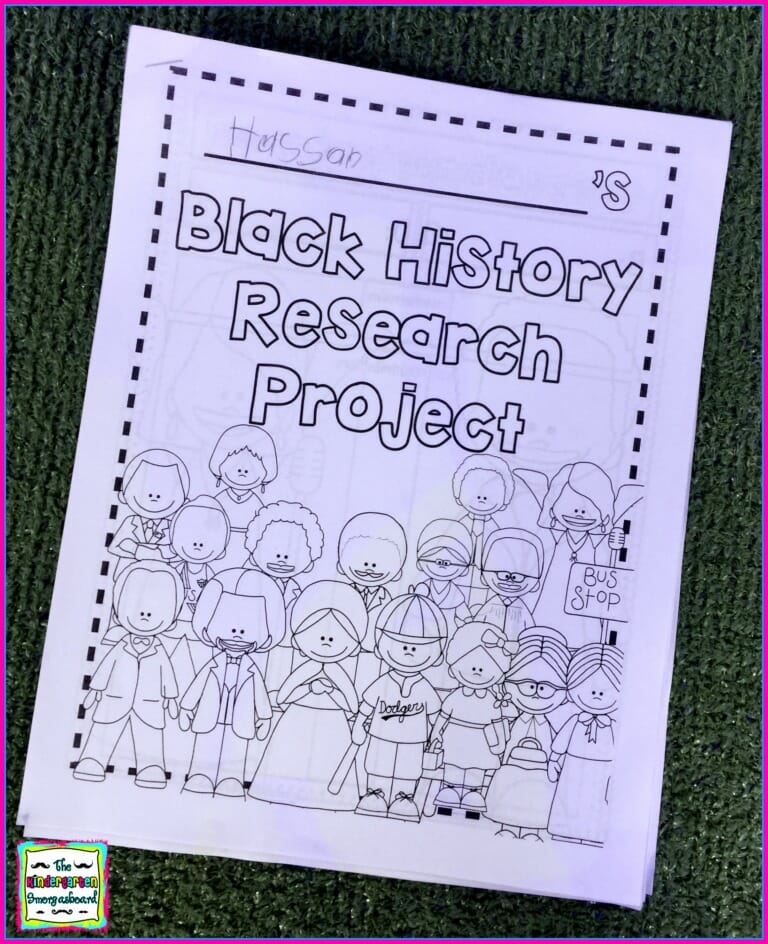 Black History Month Research Project The Kindergarten