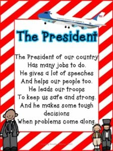 president's day poem
