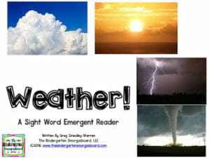 weather emergent reader
