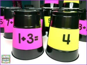 addition and subtraction cups