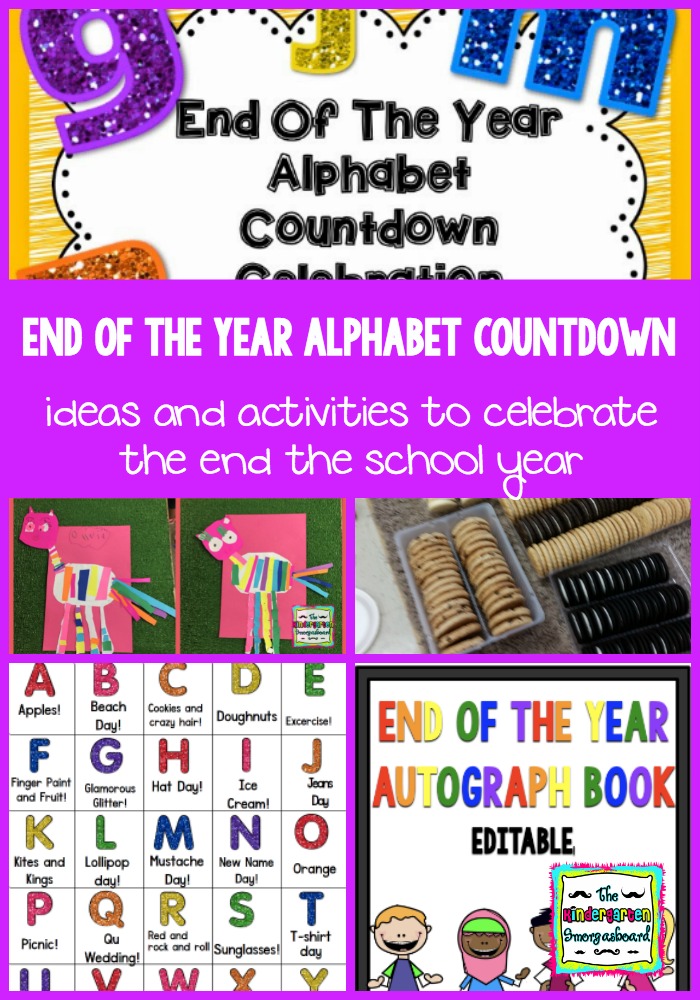alphabet countdown collage – The Kindergarten Smorgasboard