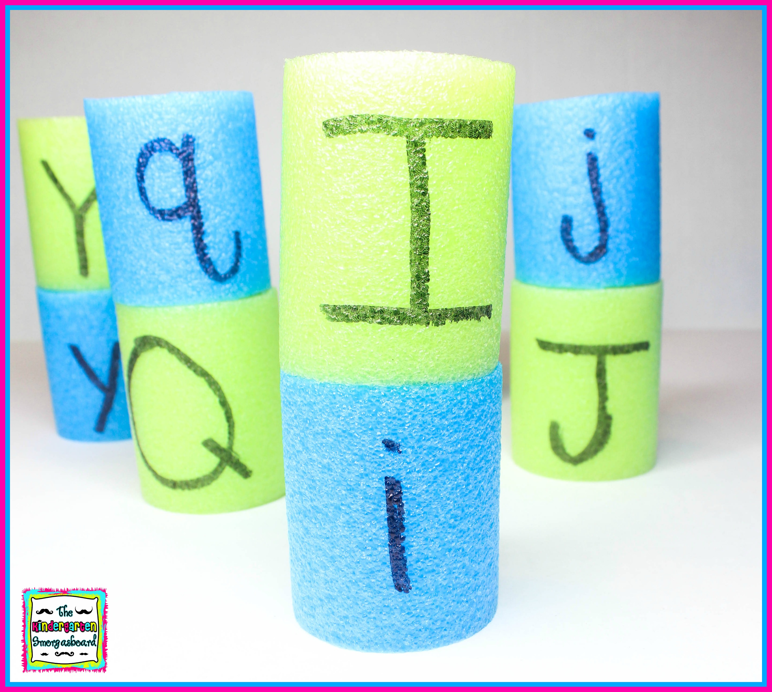 Pool Noodle Letter Activities The Kindergarten