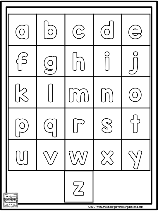 3 Letter Identification Activities – The Kindergarten Smorgasboard