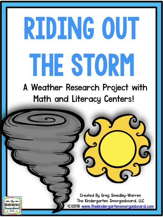kindergarten weather unit