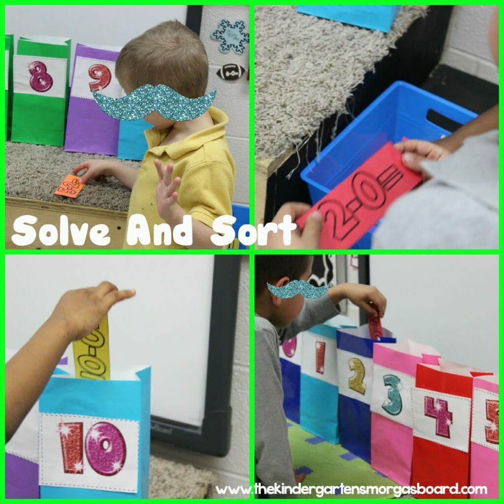 kindergarten subtraction activities