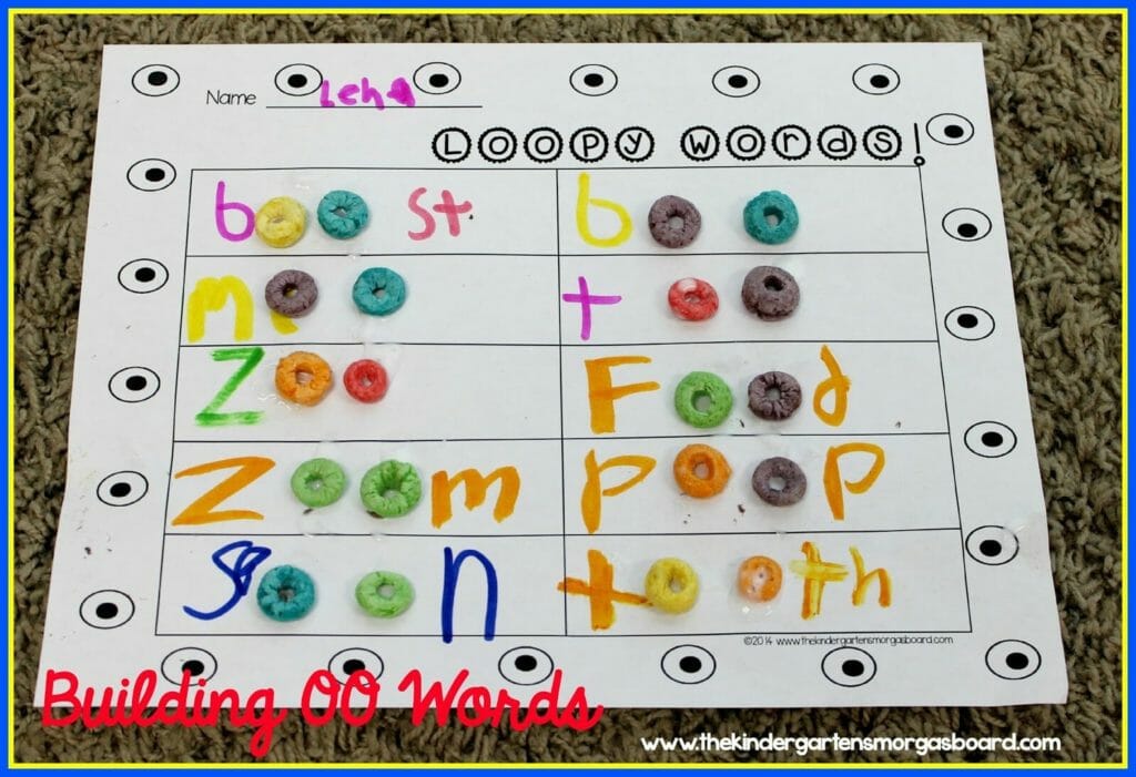 kindergarten word work ideas