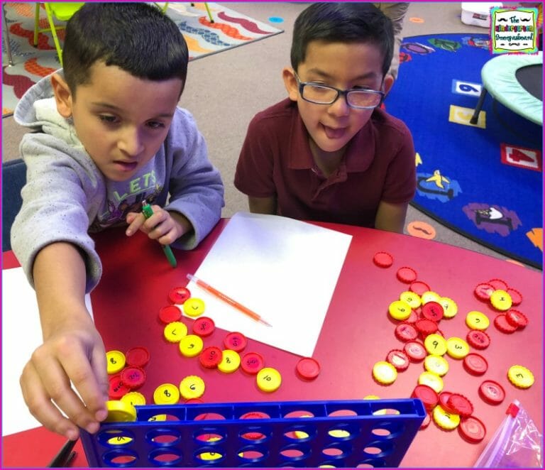 Kindergarten Math Games: Connect 4 – The Kindergarten Smorgasboard