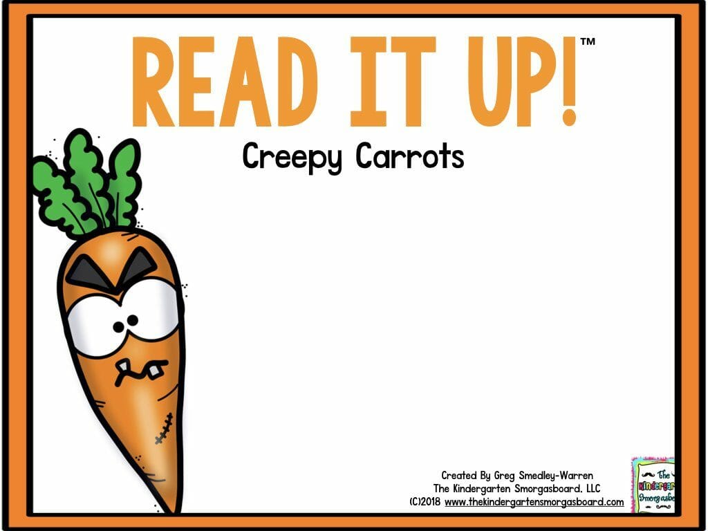 creepy carrots lesson plans