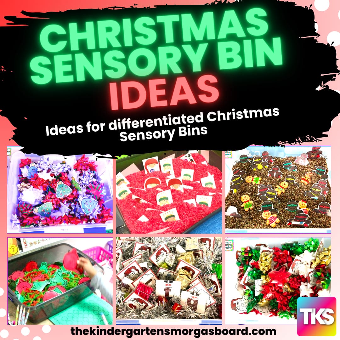 Christmas Sensory Bin Ideas  The Kindergarten Smorgasboard