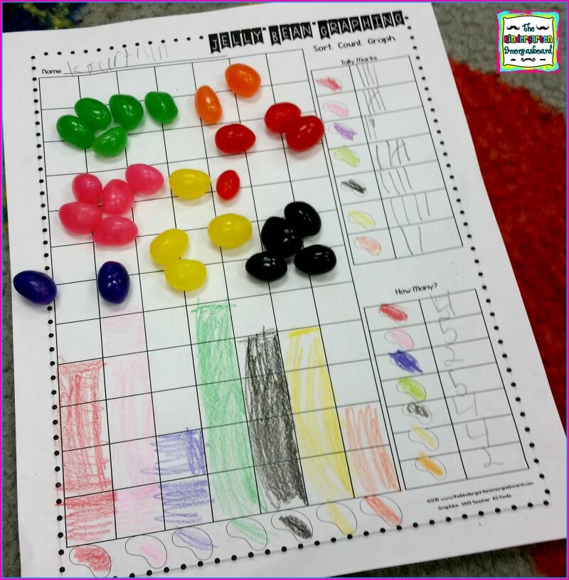 jelly bean graphing kindergarten
