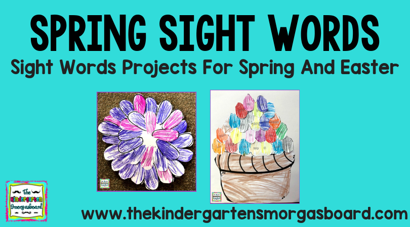  SpringFlower Sight Word Game, Sight Word Educational