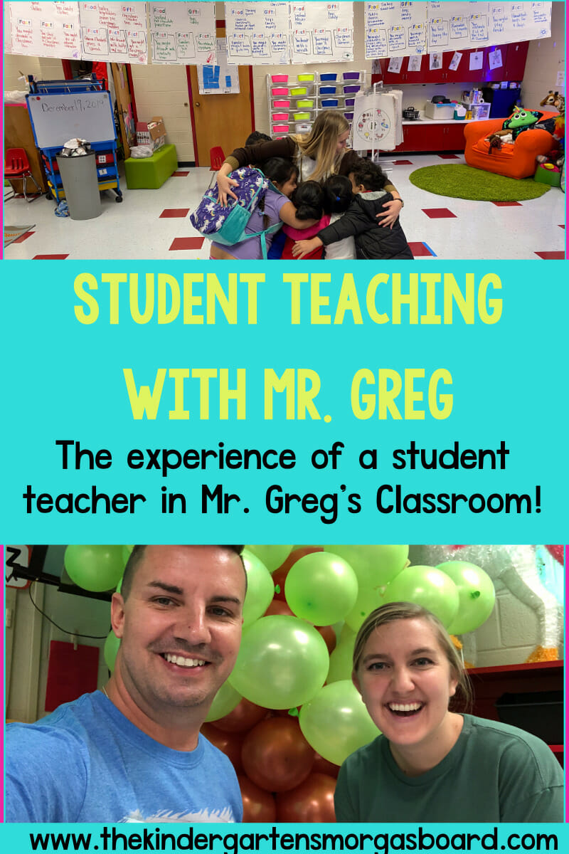 Student Teaching With Mr. Greg – The Kindergarten Smorgasboard