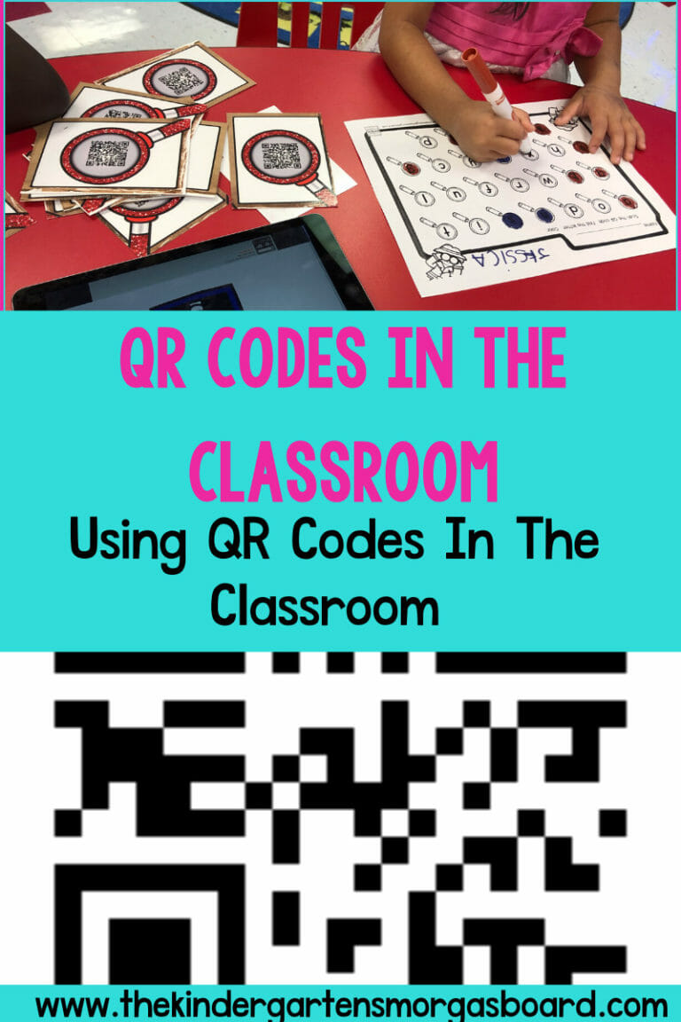 QR Codes In The Classroom – The Kindergarten Smorgasboard