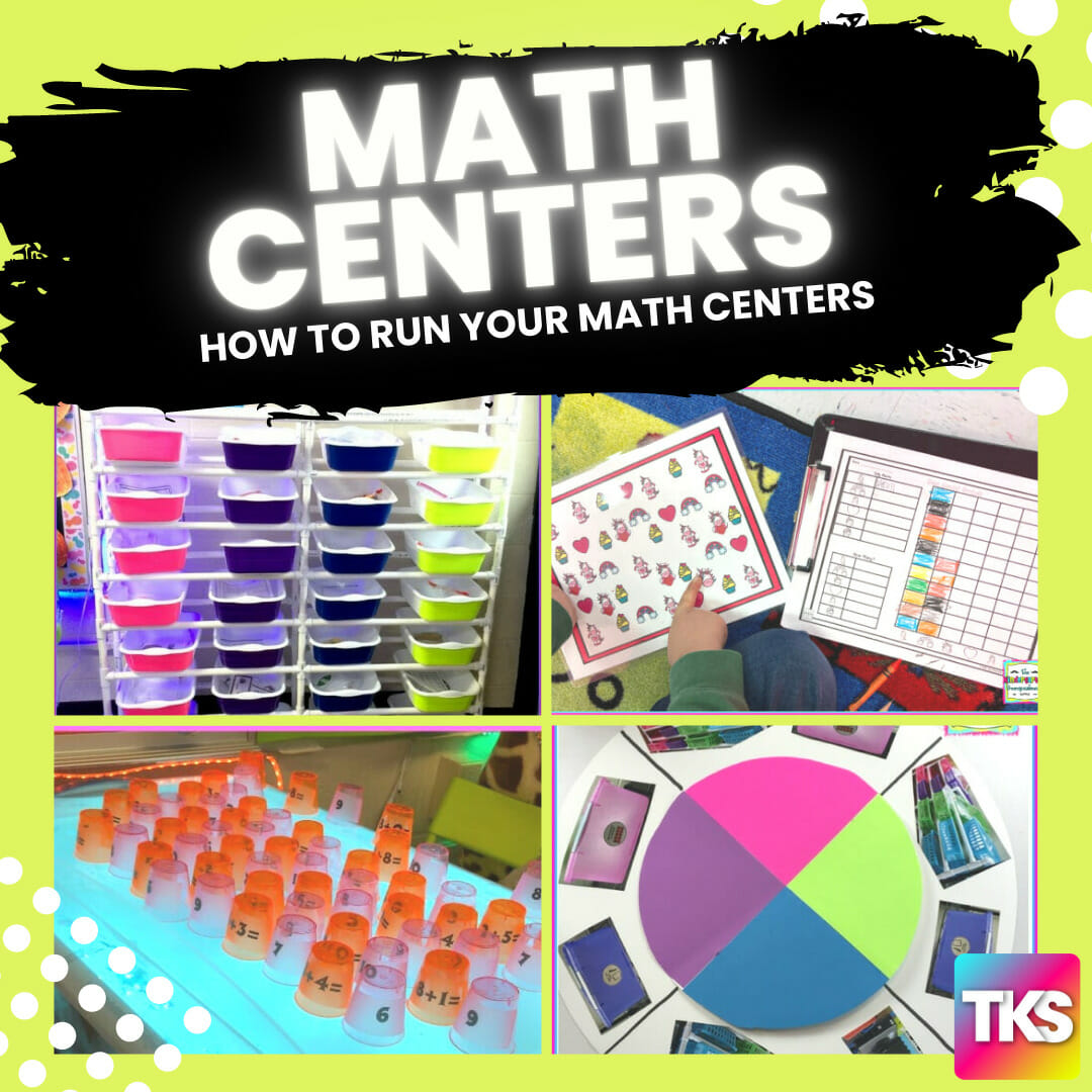 Math Centers The Kindergarten