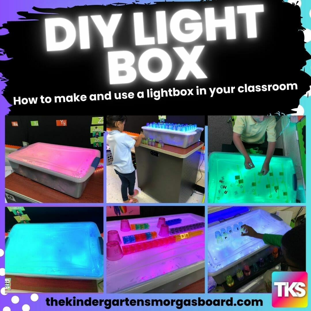 DIY Light Table that is Easier than Easy to Make! - How Wee Learn