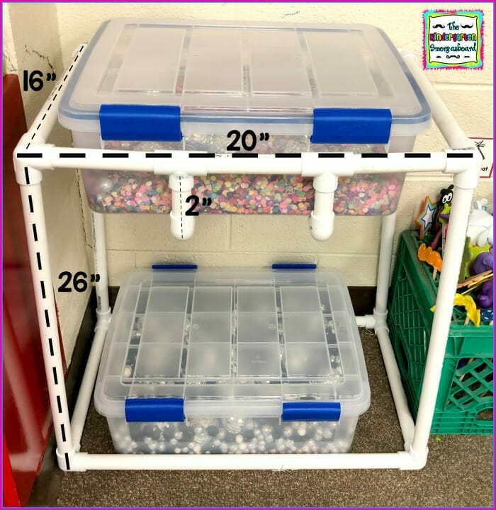 buildadiysensorytable The Kindergarten