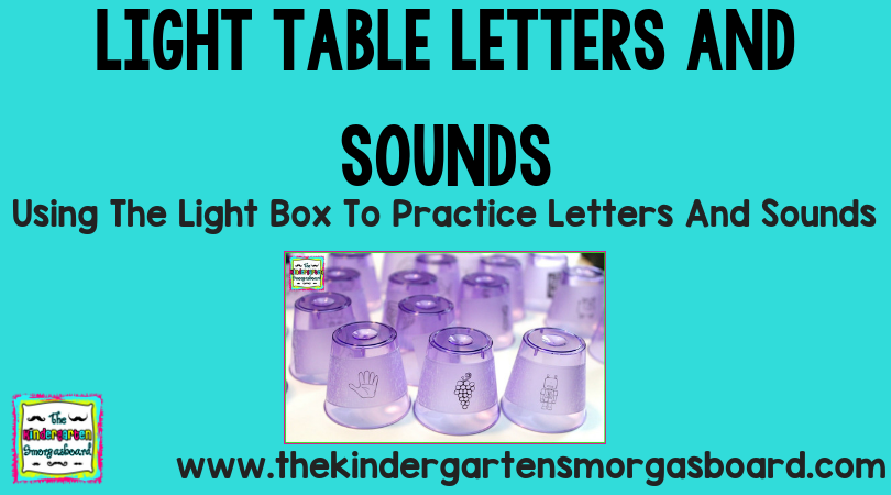 Light Box And Light Table DIY  The Kindergarten Smorgasboard