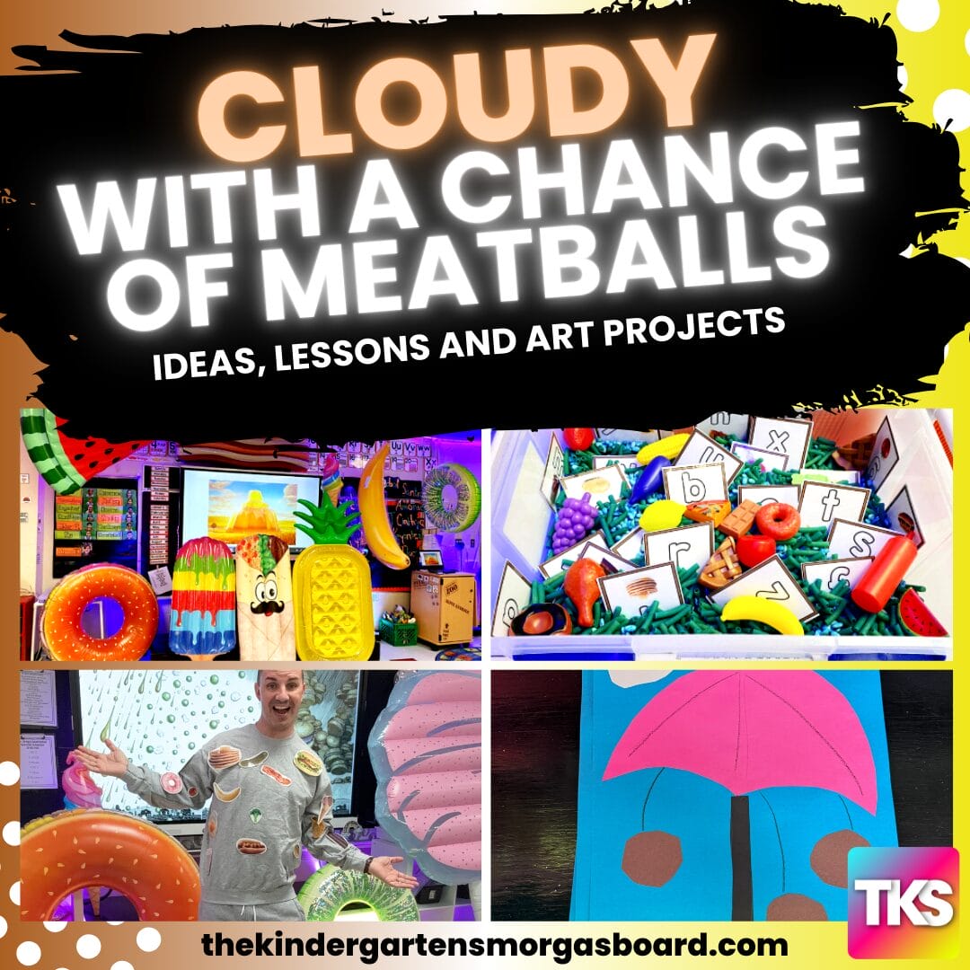 Cloudy With A Chance Of Meatballs | The Kindergarten Smorgasboard, image size:1080x1080