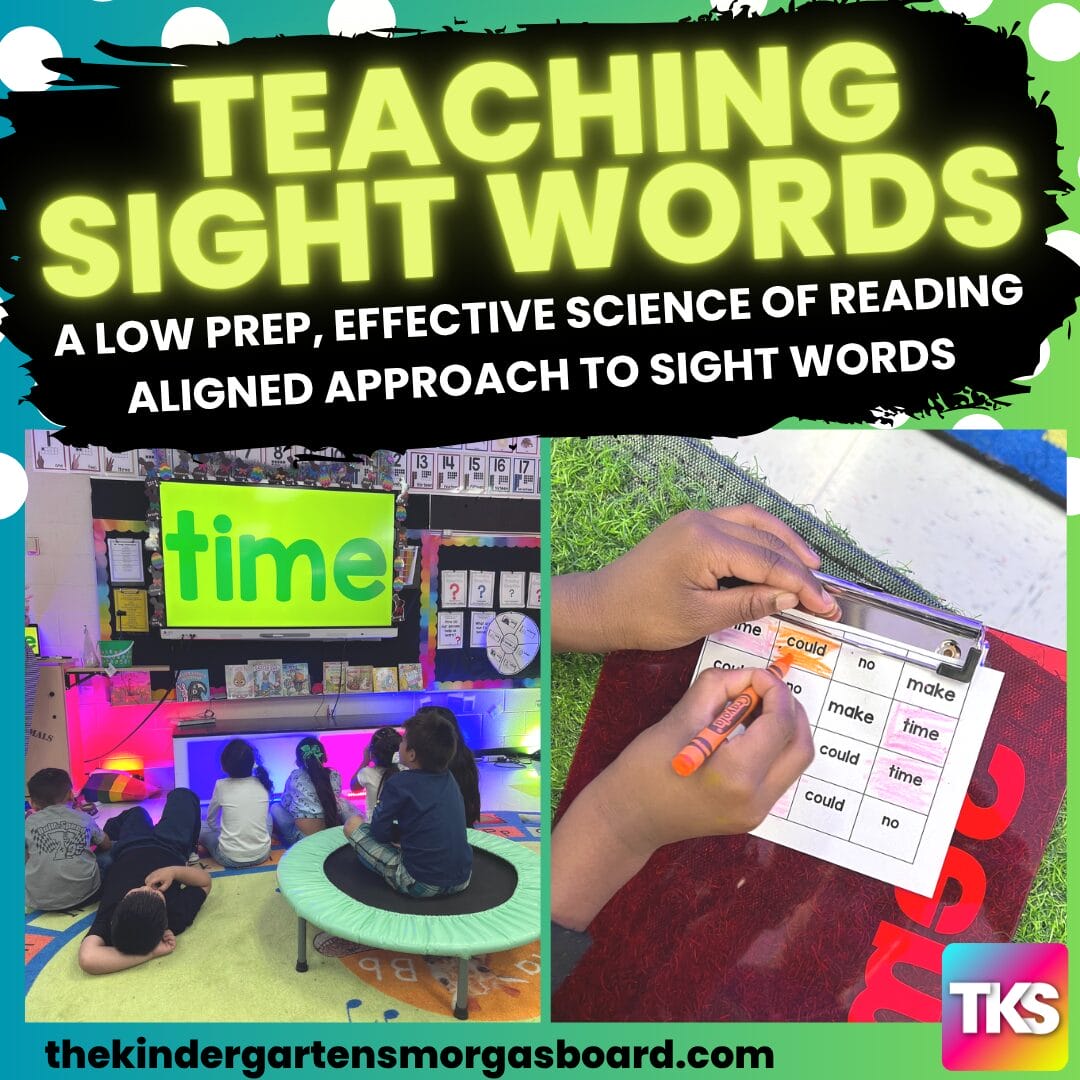 Sight Word Activities: Teaching Sight Words | The